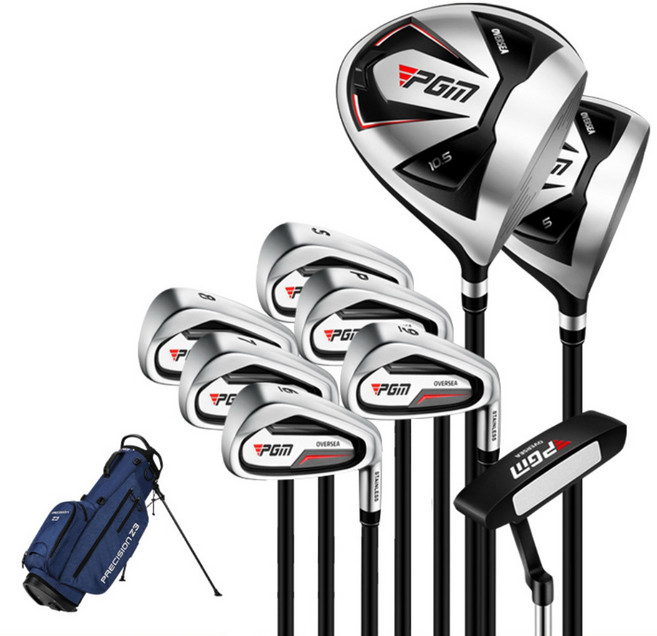 MTG051 골프채 남성 골프클럽 풀세트 12P 9P 4P 스틸 카본 캐디백포함 PGM, MTG051(남)카본9P+캐디백