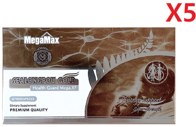 MegaMax 뉴질랜드 메가맥스 Sealongpou 씨롱포 라이코펜 남성멀티비타민 60정-5개, 60정, 5개, 60정