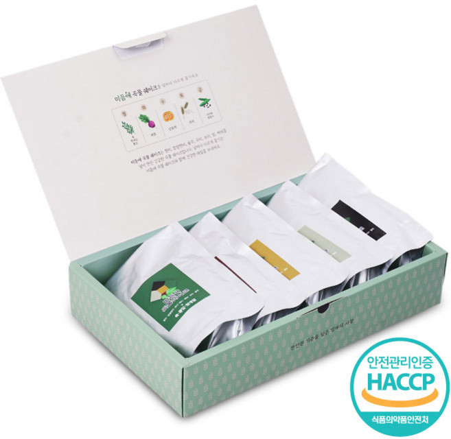 (미듬애) 해썹인증 곡물쉐이크 스틱형 5종 300g 안심먹거리 한끼대용 건강곡물 아침 식사대용 간편식 선식, 선물셋트(파우치형) 1.5kg, 1개