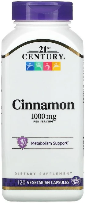 21센추리 시나몬 CINNAMON 1000mg 120정, 1개 - 쿠팡