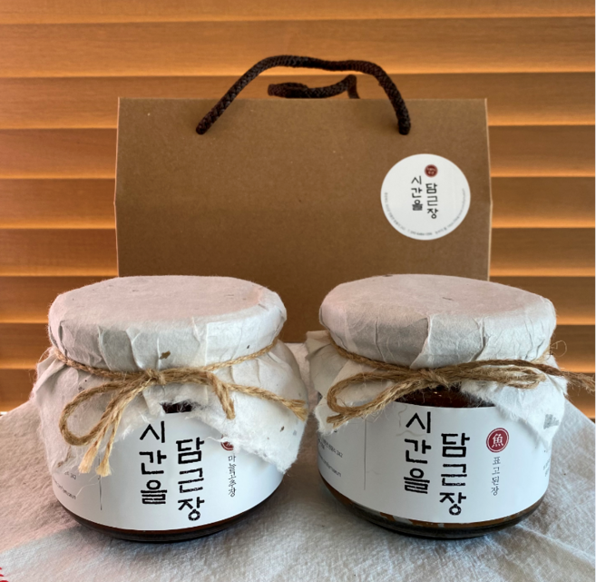 시간을 담근장(고추장 된장 선물셋트), 500g, 1개