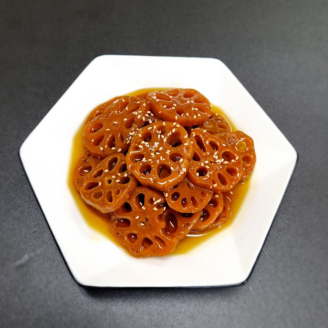 [밥앤찬] 아삭 연근조림 가정식 집반찬, 1개, 400g