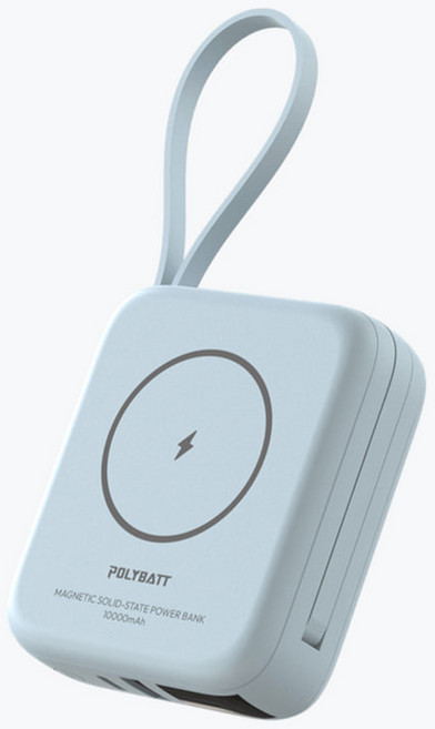 POLYBATT H20 10000mAh 固態防爆行動電源 可上飛機 湖水藍, POLYBATT H20 防爆固態行動電源