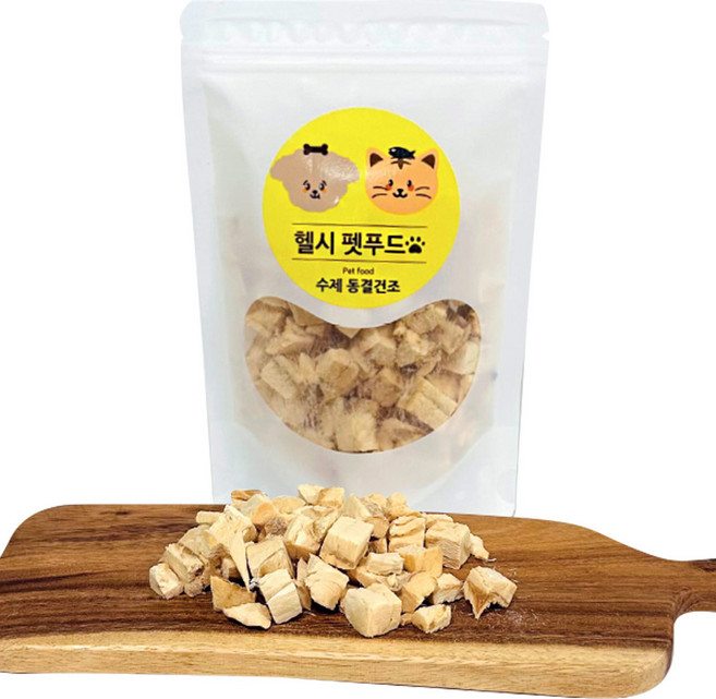 헬시펫푸드 강아지 동결건조 간식, 1개, 100g, 북어트릿