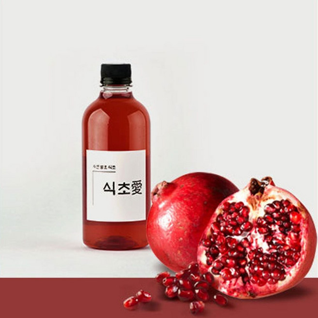 뷰티음료 천연식초 숙성음료 몸에좋은음료 자연 발효 수제 석류 식초 500ml 과일식초, 자연 발효 수제 석류 식초 500ml 과일식초 뷰티음료, 1개