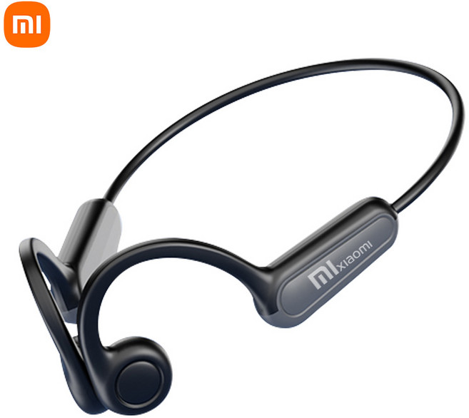 소리증폭기 음성 증폭기 난청보청기 샤오미 B8 무선 이어폰 골전도 헤드폰 블루투스 5.3 IPX5 방수 스포츠 헤드셋 운동 운전 달리기용, [03] Black, 1개