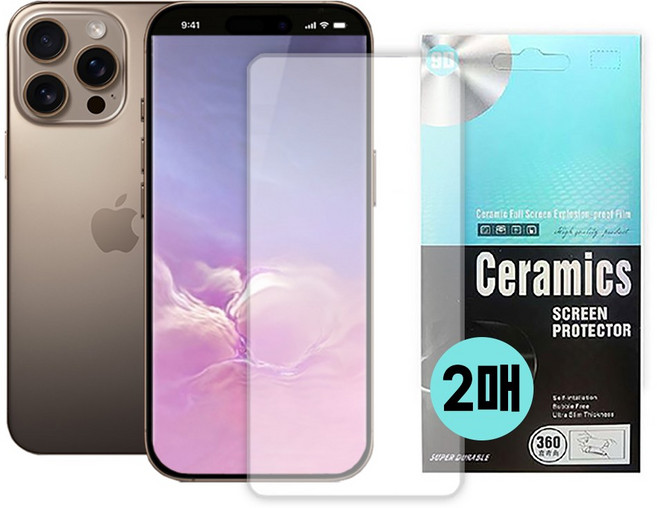 맥로이드 프리미엄 강화유리 2매 아이폰16 시리즈, 1개, 투명