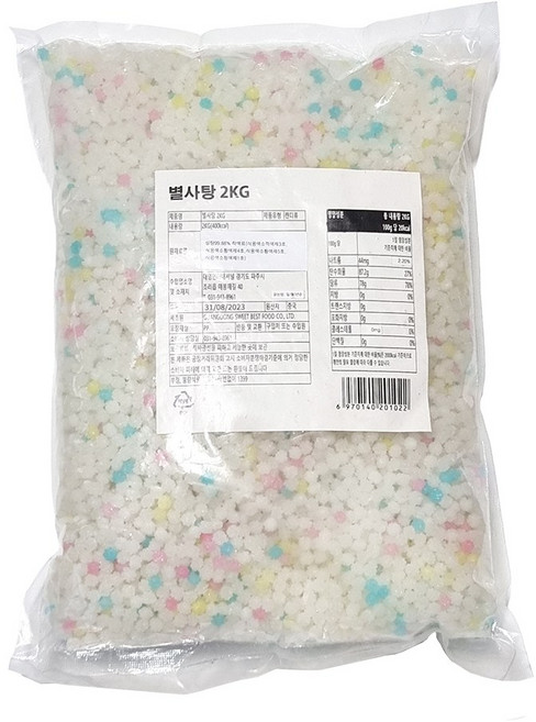 별사탕 별캔디 대용량 캔디, 1개, 2kg