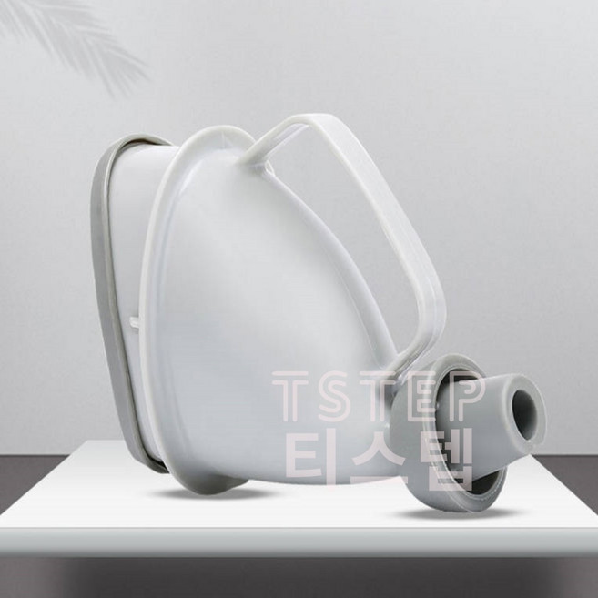 휴대용 이동식 노인소변통 안심링 간이소변기 1000ml, 1개