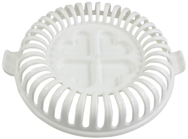 감자 칩 베이킹 트레이 베이킹 트레이 전자레인지용 로우 메스 스낵 메이커, 20x20cm, PP, 하얀색, 1개