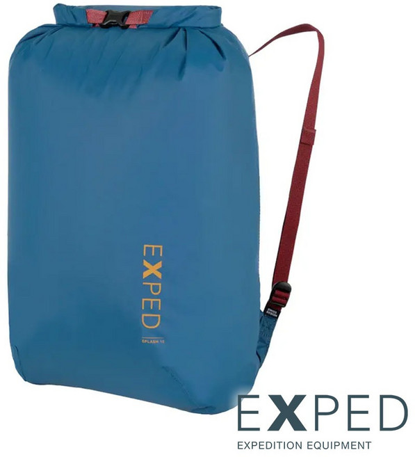 EXPED SPLASH 10 防水袋 藍色, 海洋藍