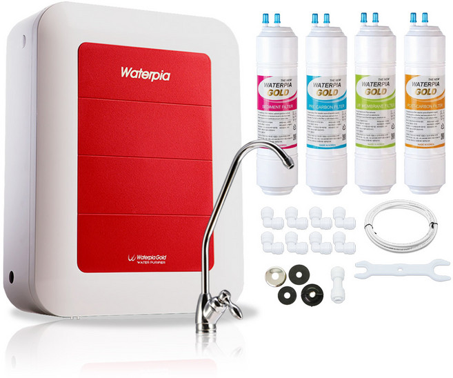 원봉 워터피아 언더싱크정수기 WPU-3201 [골드필터], 01_아답타 없음_기본세트_골드필터