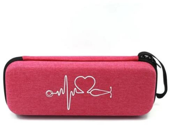 지퍼 EVA quanlity 하드 케이스 가방 3M Littmann 클래식 III 청진 기, [02] 장미, 한개옵션1, 1개