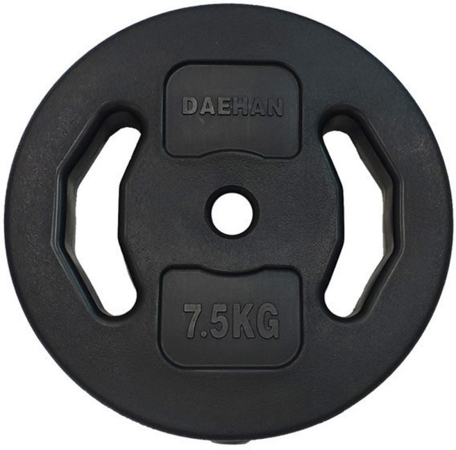 대한스포츠 PVC 바벨, 7.5kg, Black, 1개