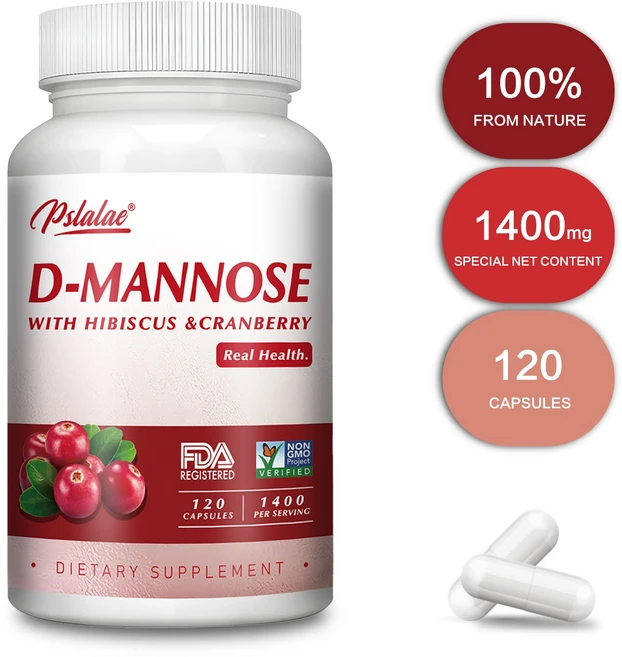 D-만노스 1400mg - 정화 및 복구 요로 지원 방광 건강, 3개, 60정 - 쿠팡