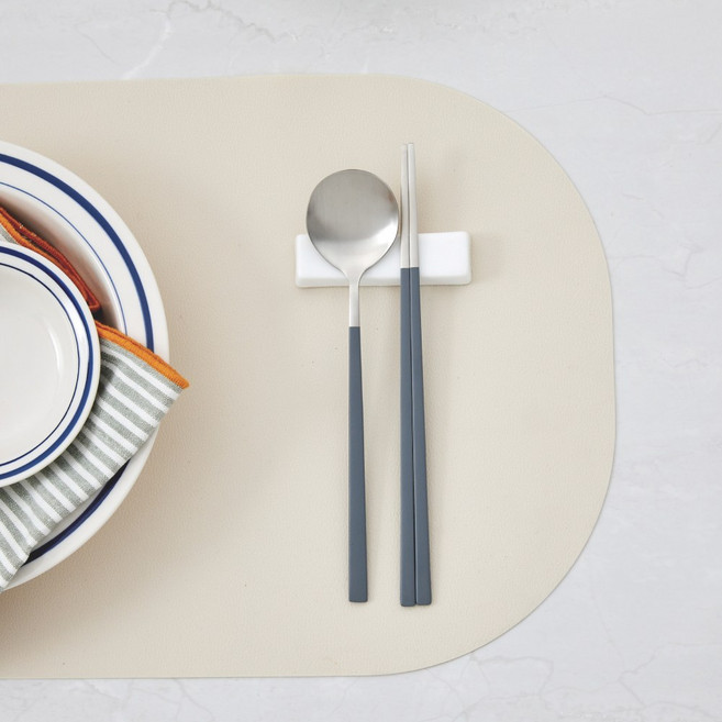 모던하우스 슬림 수저세트, 그레이, 1개, 수저