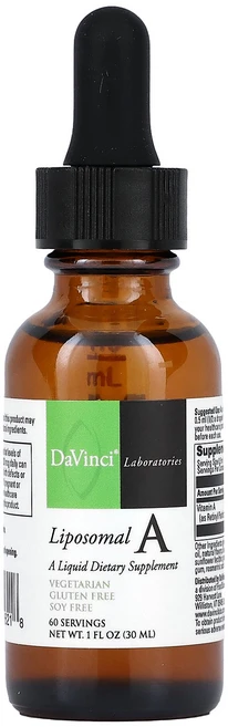 DaVinci Laboratories Liposomal A 1 fl oz 30 ml, 30ml - 쿠팡