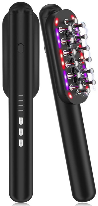 일본 마사지 RF 얼굴 마사지기 리프팅 두피 ems 전동 두피브러쉬 미세전류, 그린, free