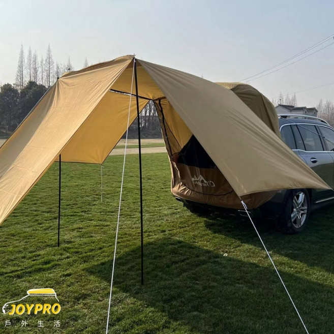 JOYPRO 包覆式車尾帳, 車尾帳（含2立柱，3面邊布）,黑色, 黑色, 車尾帳（含2立柱，3面邊布）