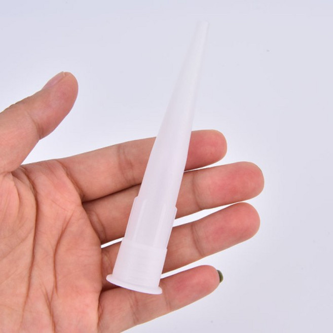 글루건 도구 20 개 코킹 유리 범용 가정용 공사 실리콘 마우스 접착 노즐 플라스틱 팁 밀폐제