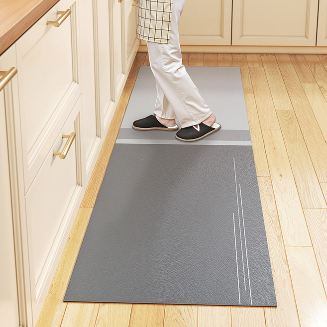 희망가 5mm 두께 주방매트 미끄럼방지 방수 PVC 발매트, A, 1개