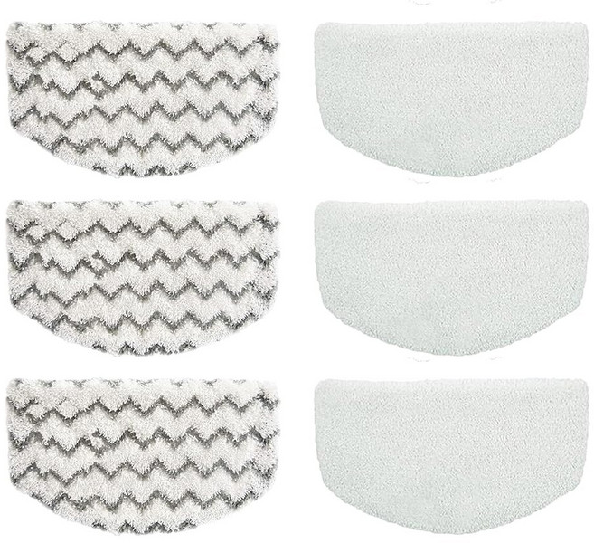 비셀 파워프레시 스팀 걸레 패드 4팩 교체용 1940 1440 1544 1806 2075 시리즈 모델 1941904 19401908 1940a 1940f 1940q 1940t, 6