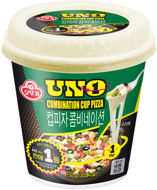 오뚜기 떠먹는 컵피자 콤비네이션 150g, 1개