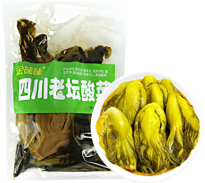 (배터짐) 찐쾅쾅 토종 사천 노탄쏸차이 절임배추 볶음용, 1개, 400g