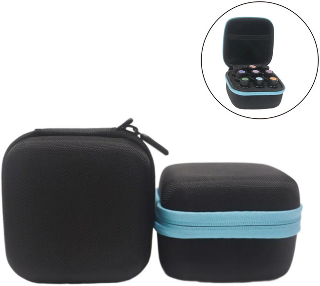 보스케 아로마 에센셜 오일 10ml 9구 하드케이스 EVA, 1개, 블랙