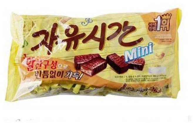 해태 미니 자유시간 초코바, 860g, 1개