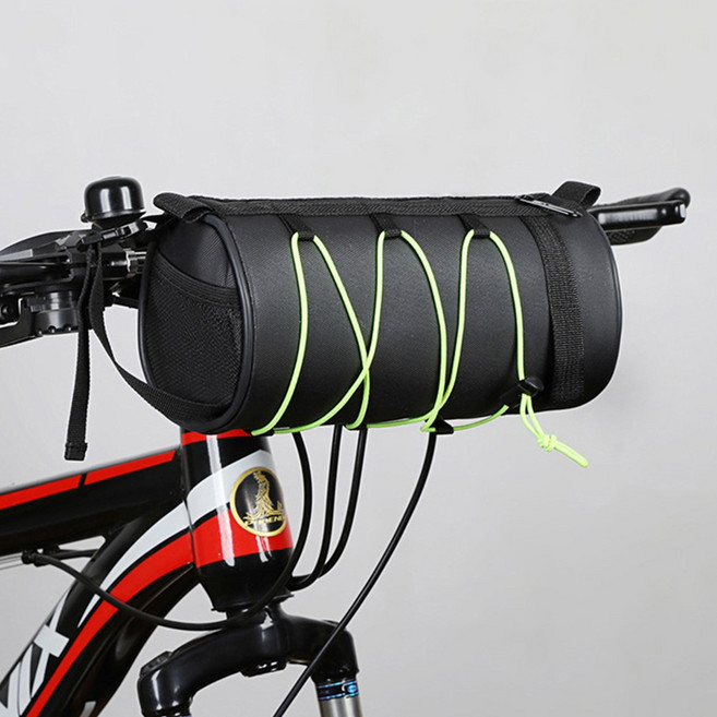 자전거프론트백 핸들바가방 MTB 자전거 로드자전거가방 앞가방 방수의 자전거리어백 어랙가방, 1개, 그린 스트링