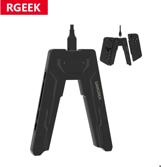 레노버 리전 고 2 액세서리용 RGEEK 핸들 커넥터 타입 C 충전 그립 컨트롤러 커넥터 게임패드 정리 홀더, [01] 옵션1