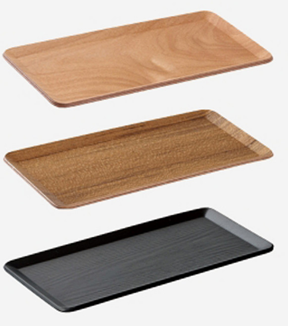 킨토 플레이스매트 우드트레이 220x120mm 3색상, 버취, 1개