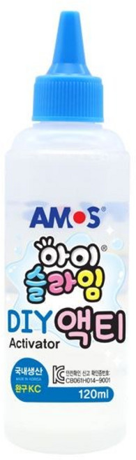 아모스 아이슬라임 액티 120ml 슬라임(국내 생산완구 KC인증), 1개
