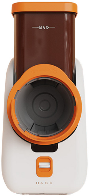 AGK 스빙 라이트 오토슬라이서 전동 만능 채칼 야채 자동 양배추 당근 채썰기 채써는 기계, 1개, 크림 화이트