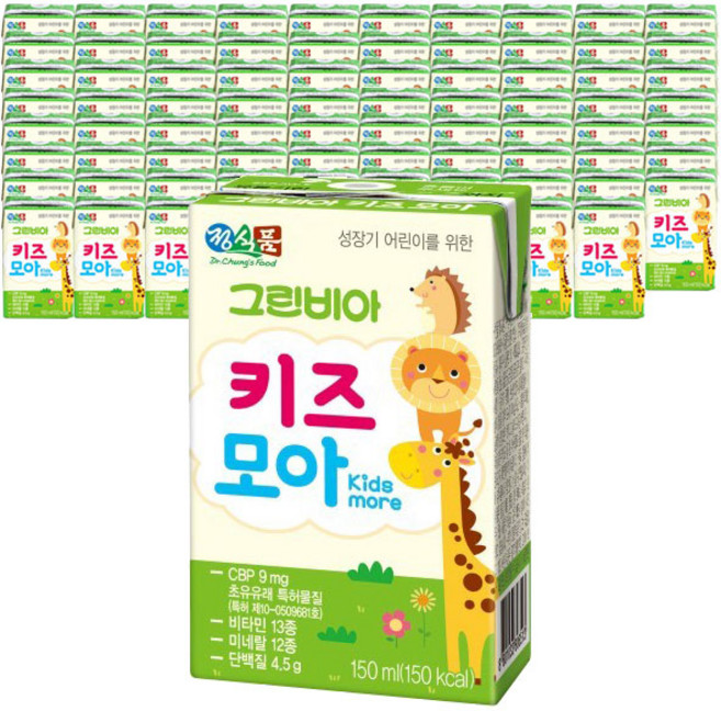 그린비아 키즈모아, 150ml, 72개