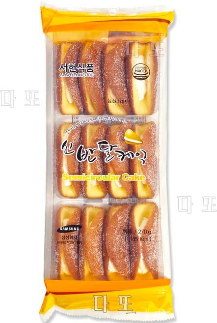 서현식품 신반달케익, 1개, 270g