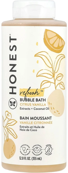 어니스트 컴퍼니 리프레시™ 버블 배스 시트러스 바닐라 향 355ml (12 fl oz) THC-01007 - 쿠팡
