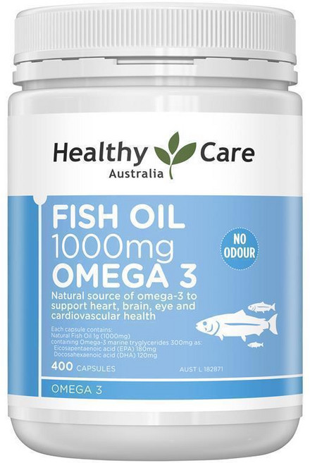 헬씨케어 피쉬오일 1000mg 400캡슐, 1개, 400정