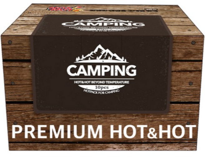 핫앤핫 초대형 캠핑용 핫팩 BROWN 220g 10p 세트, 2세트