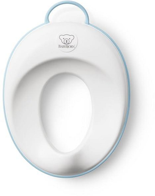 BABYBJORN 유아용 변기 커버 변기 사용 연습용 화이트/터콰이즈, 베이비뵨 화이트/터키석
