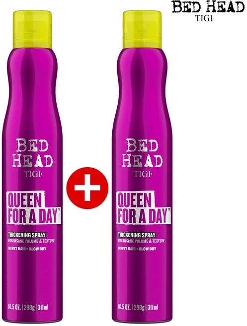 TIGI 티지 베드헤드 슈퍼스타 퀸 포 어 데이 띠크닝 스프레이 311ml, 2개 - 쿠팡