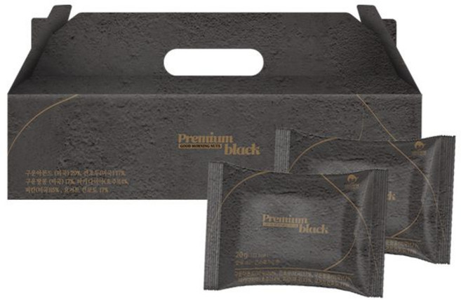 굿모닝너츠 하루한줌견과 프리미엄 블랙 1박스(총25봉), 500g, 1개
