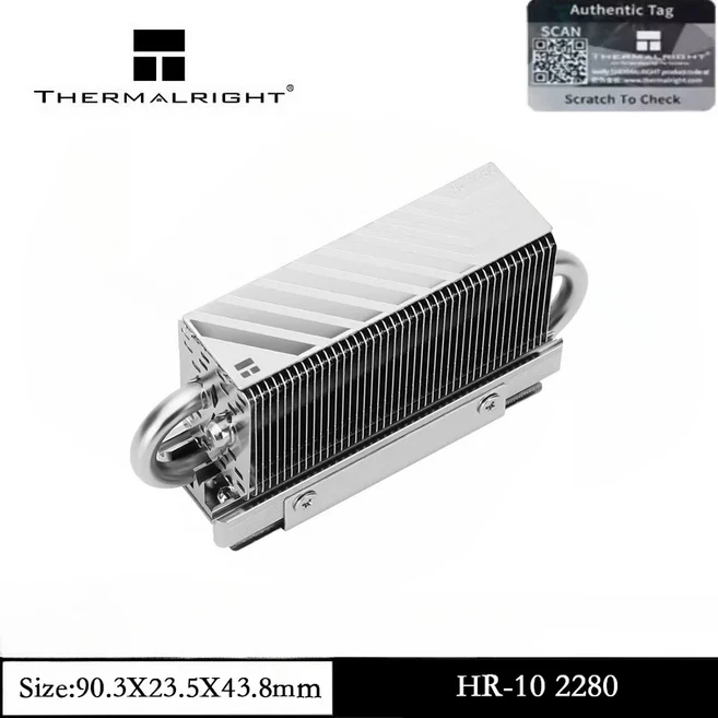 Thermalright HR10 2280 PRO BLACK SSD 쿨러 SSD 방열판 냉각 양면 방열판 데스크탑 고성능 2280 SSD 쿨러, 02 HR-10 2280, 01 China Mainland