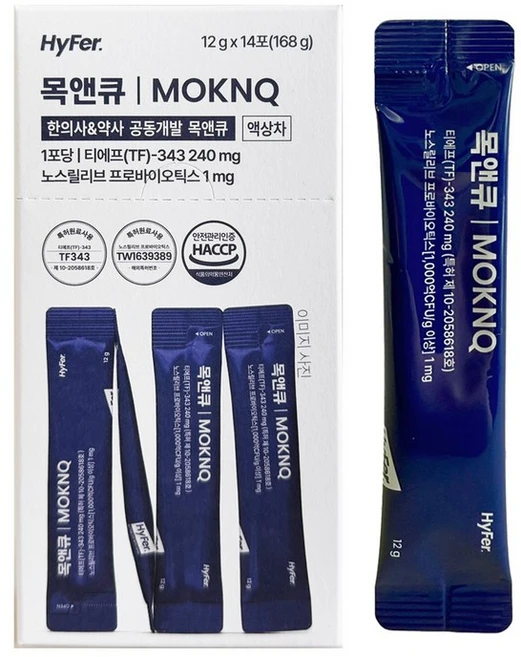 하이퍼 목앤큐 12g x 14포, 1개 - 쿠팡