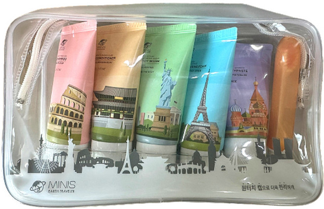 LG생활건강 미니스 여행용세트 남녀공용, 1개, 50ml