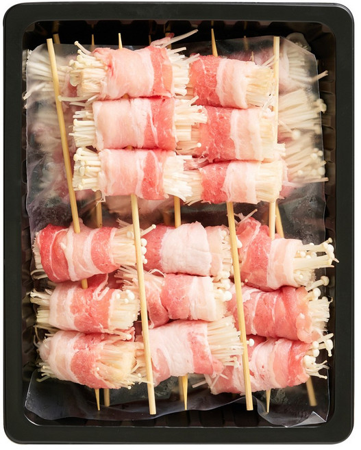 꼬치마트 삼겹팽이말이 꼬치 공장직영, 10개, 55g