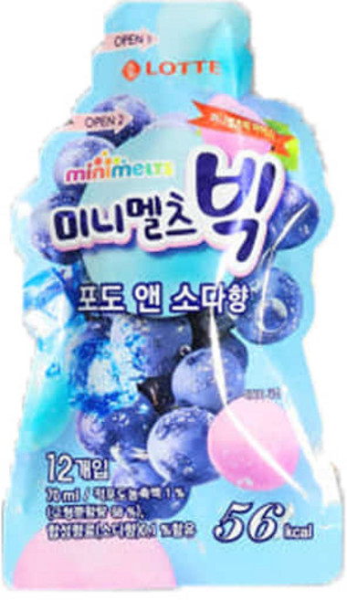 미니멜츠 빅구슬 포도앤소다, 70ml