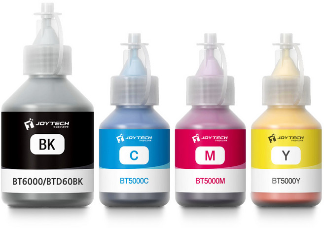 잉크다파라 엡손 호환잉크 BTD60 BT6000 BT5000 세트, 검정+파랑+빨강+노랑, 1세트