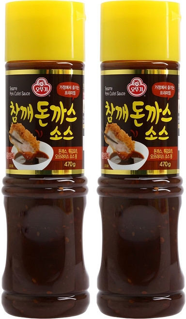오뚜기 참깨 돈까스 소스, 470g, 2개